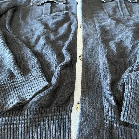 Tommy blue sweater button up xxl - Picture 4 of 4